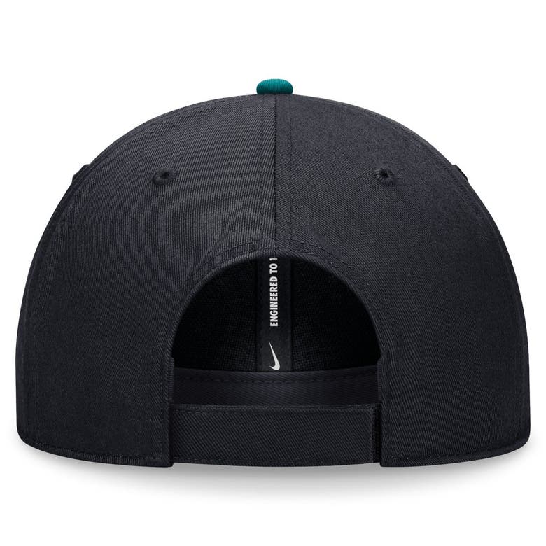 Shop Nike Navy/teal Seattle Mariners Evergreen Club Performance Adjustable Hat