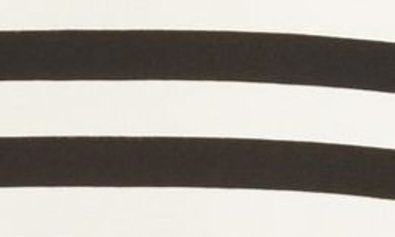 Nikki Lund Lydia Stripe Midi T-shirt Dress In Black/ White