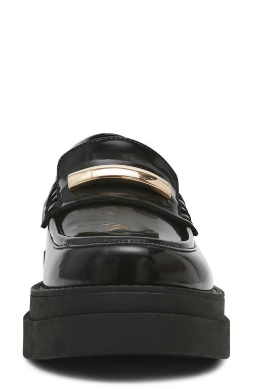 Shop Steve Madden Rodrigo Platform Bit Loafer In Black Box