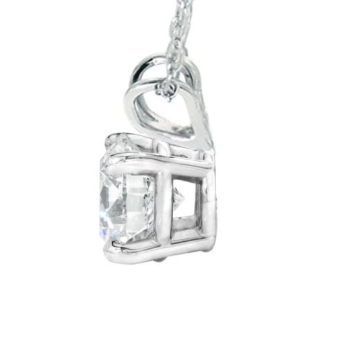 Bliss Diamond 5/8ct Lab Grown Diamond Round Solitaire Pendant 14k Gold In 14k White Gold