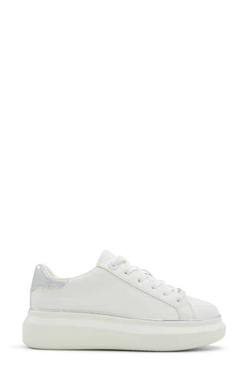 Shop Aldo Tahlea Platform Sneaker In White