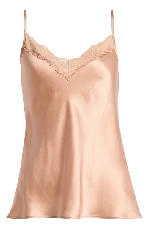 Shop Etam Milky Silk Camisole In Powder Pink