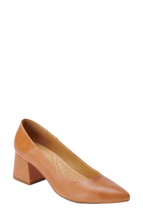 Fiorela Go-To Pointed Toe Pump in Caramel