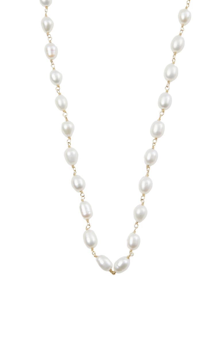 Argento Vivo Sterling Silver Freshwater Pearl Necklace | Nordstrom