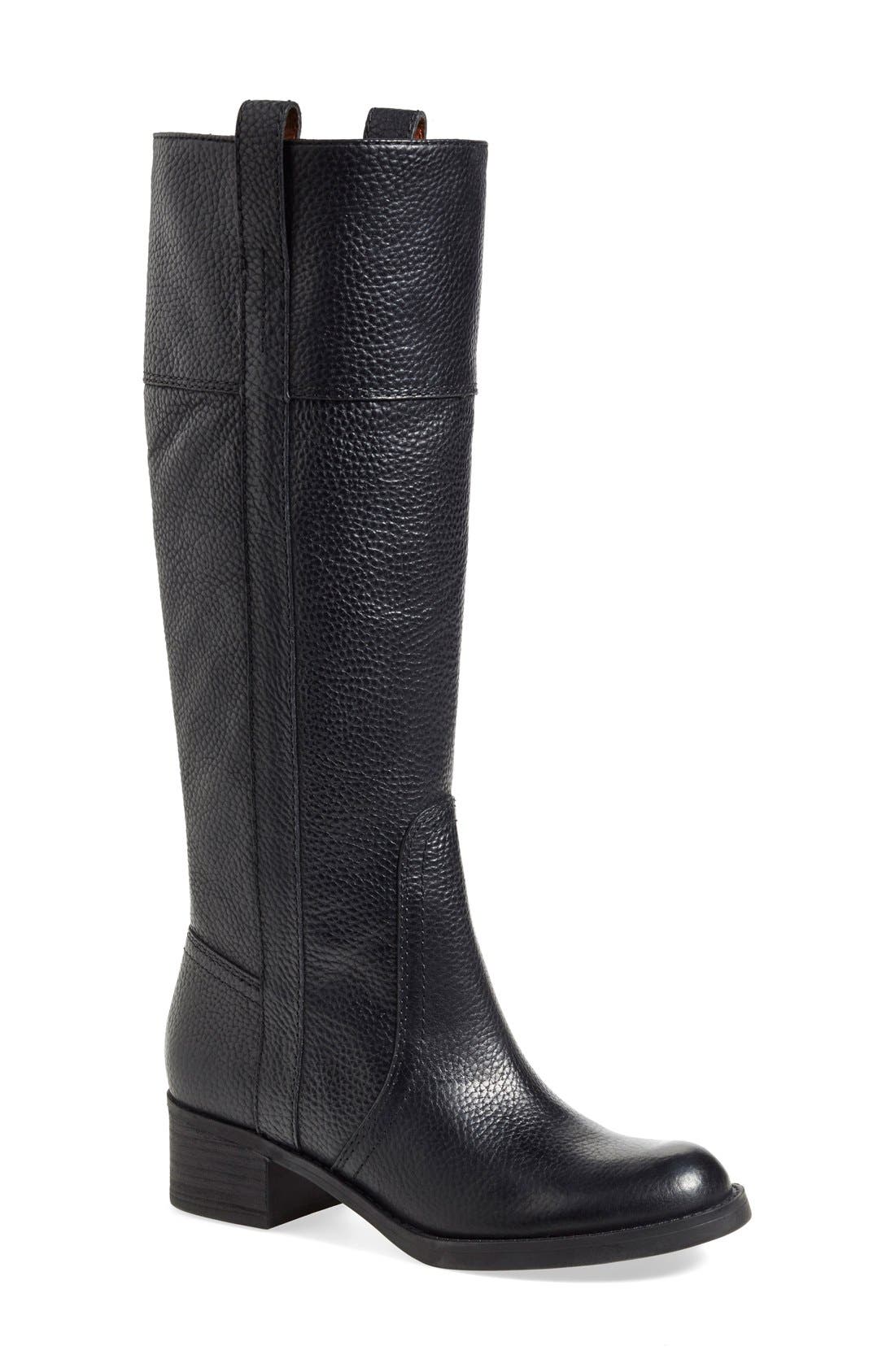 lucky brand tall black boots
