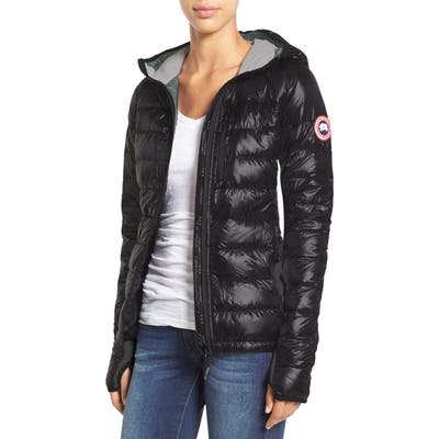 Canada Goose Hybridge Lite Hooded Packable Down Jacket, (6-8) - Black