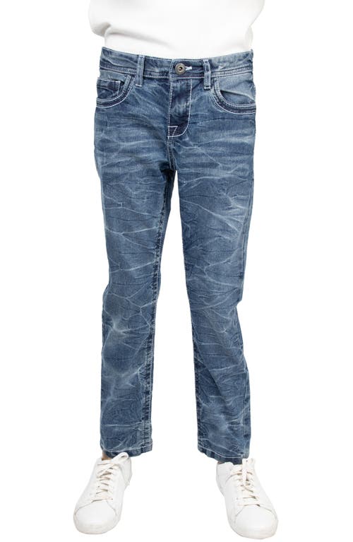 Shop X-ray Xray Kids' Cultura Straight Leg Jeans In Medium Blue