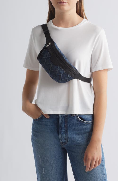 Shop Rag & Bone Mini Commuter Denim Belt Bag In Karina Denim