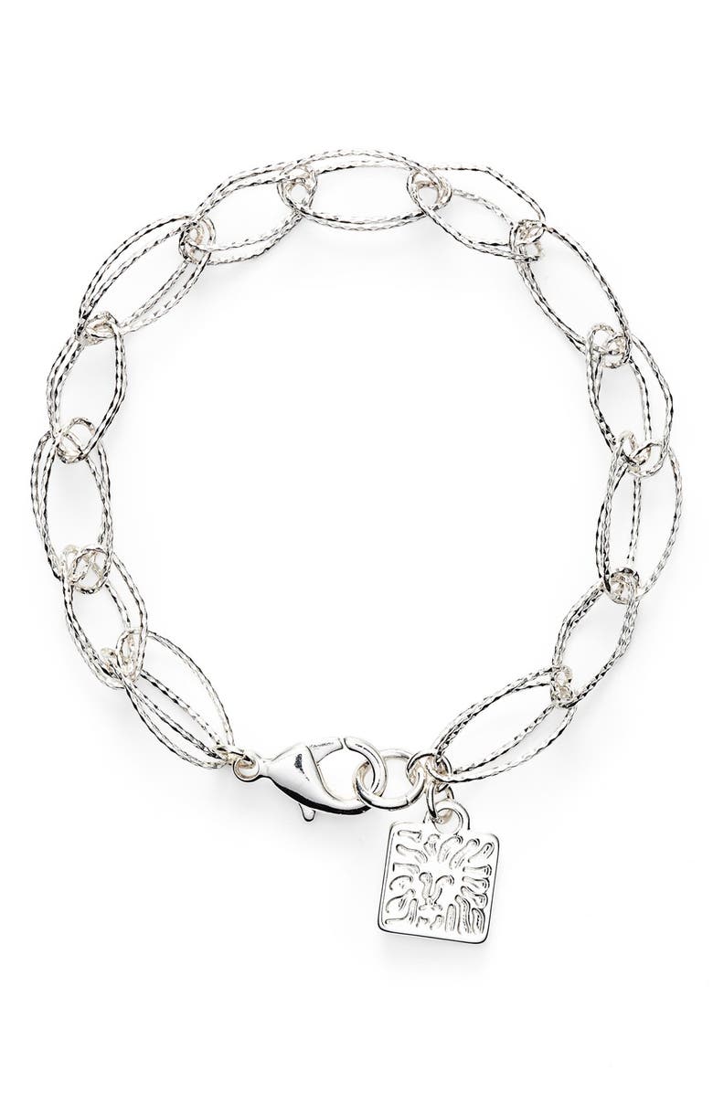 Anne Klein 'Ring Leader' Textured Link Bracelet | Nordstrom