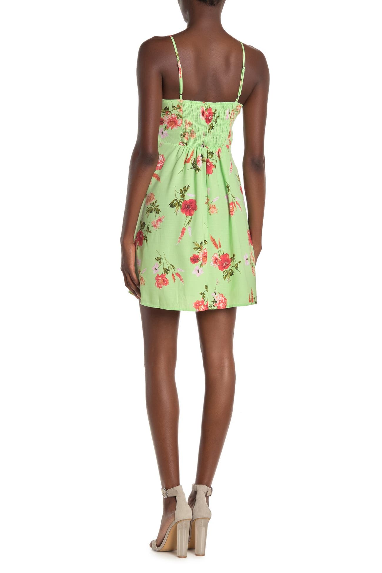 Blu Pepper | Floral Print Mini Dress | Nordstrom Rack