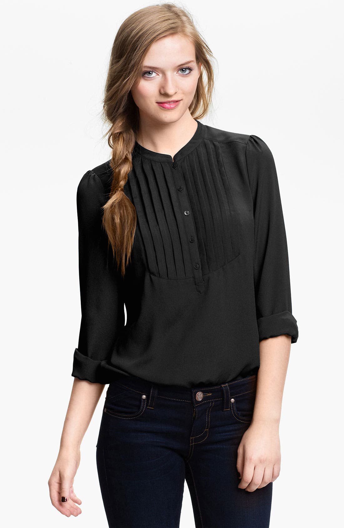 BP. Tuxedo Shirt (Juniors) Nordstrom