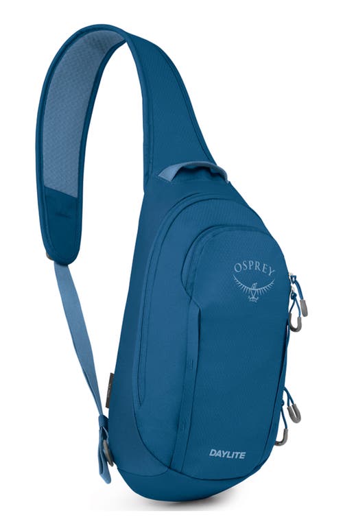 Osprey Daylite Water Repellent Sling Backpack In Night Shift Blue