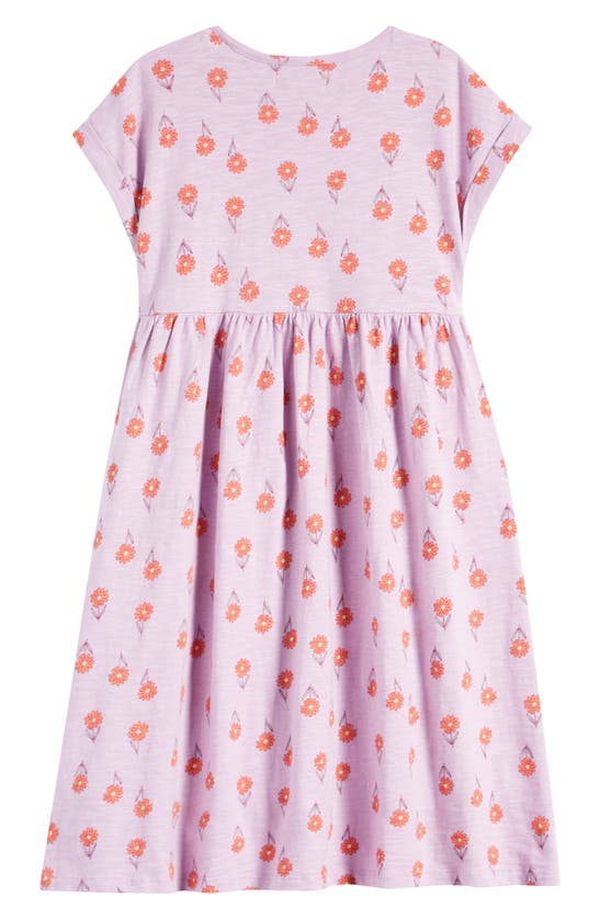 Shop Tucker + Tate Kids' Slub Cotton Dress In Purple Lupine Amelia Floral