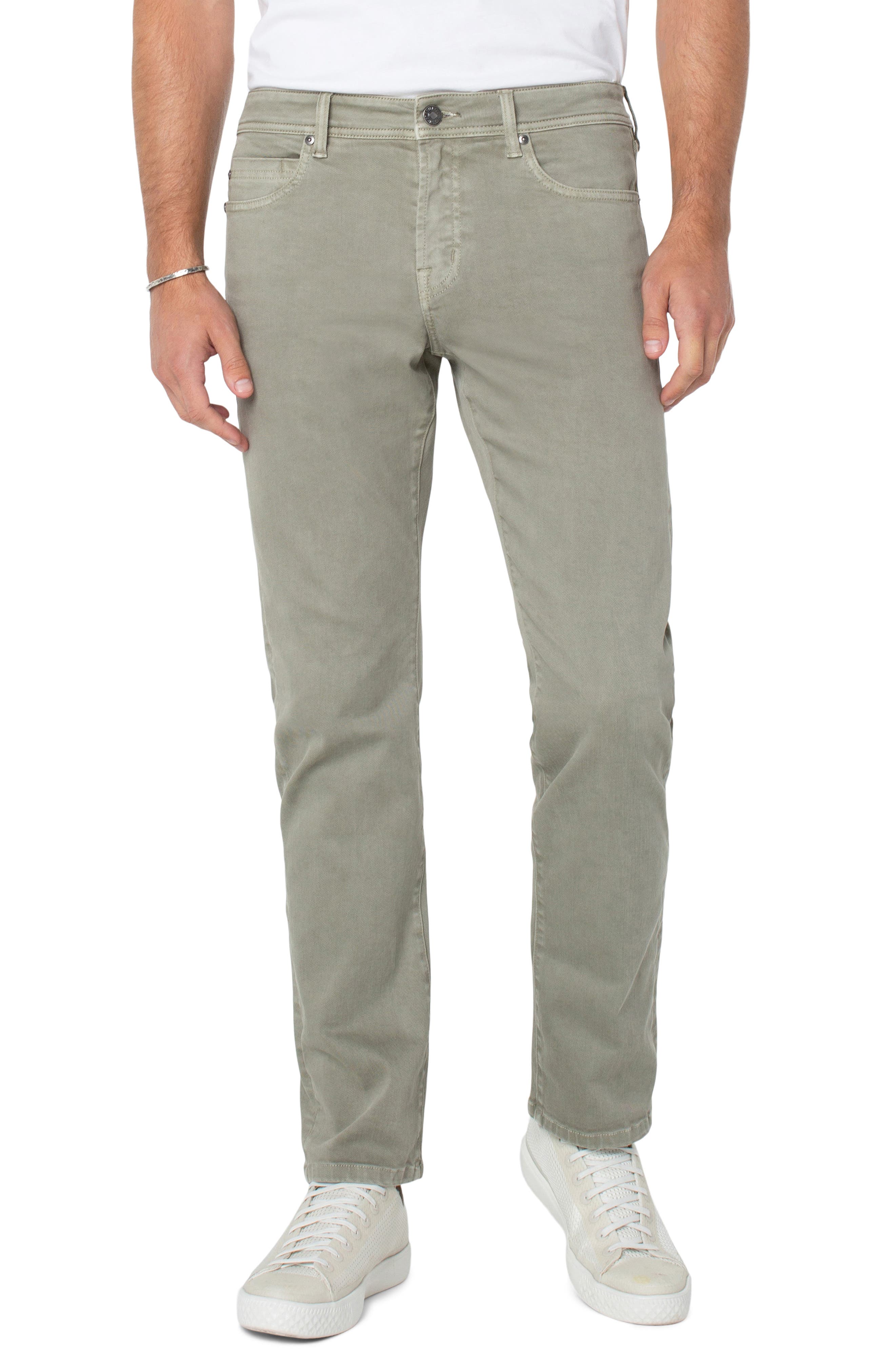 mens light green jeans