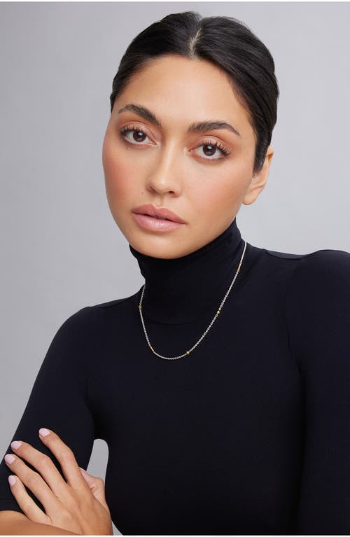 Lagos 'caviar Icon' Chain Necklace In Silver/gold