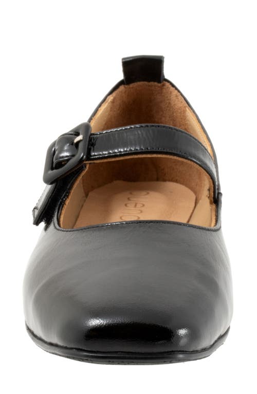 Bueno Eliana Mary Jane Flat In Black Patent