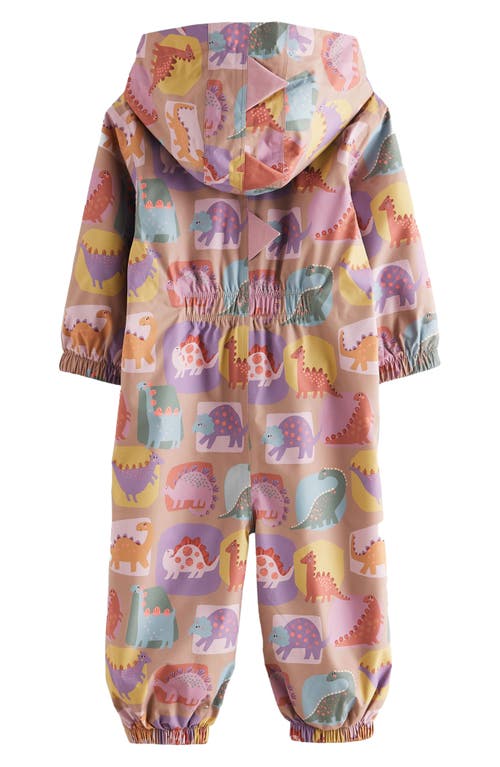 Shop Next Kids' Dino Waterproof Puddle Suit In Pink