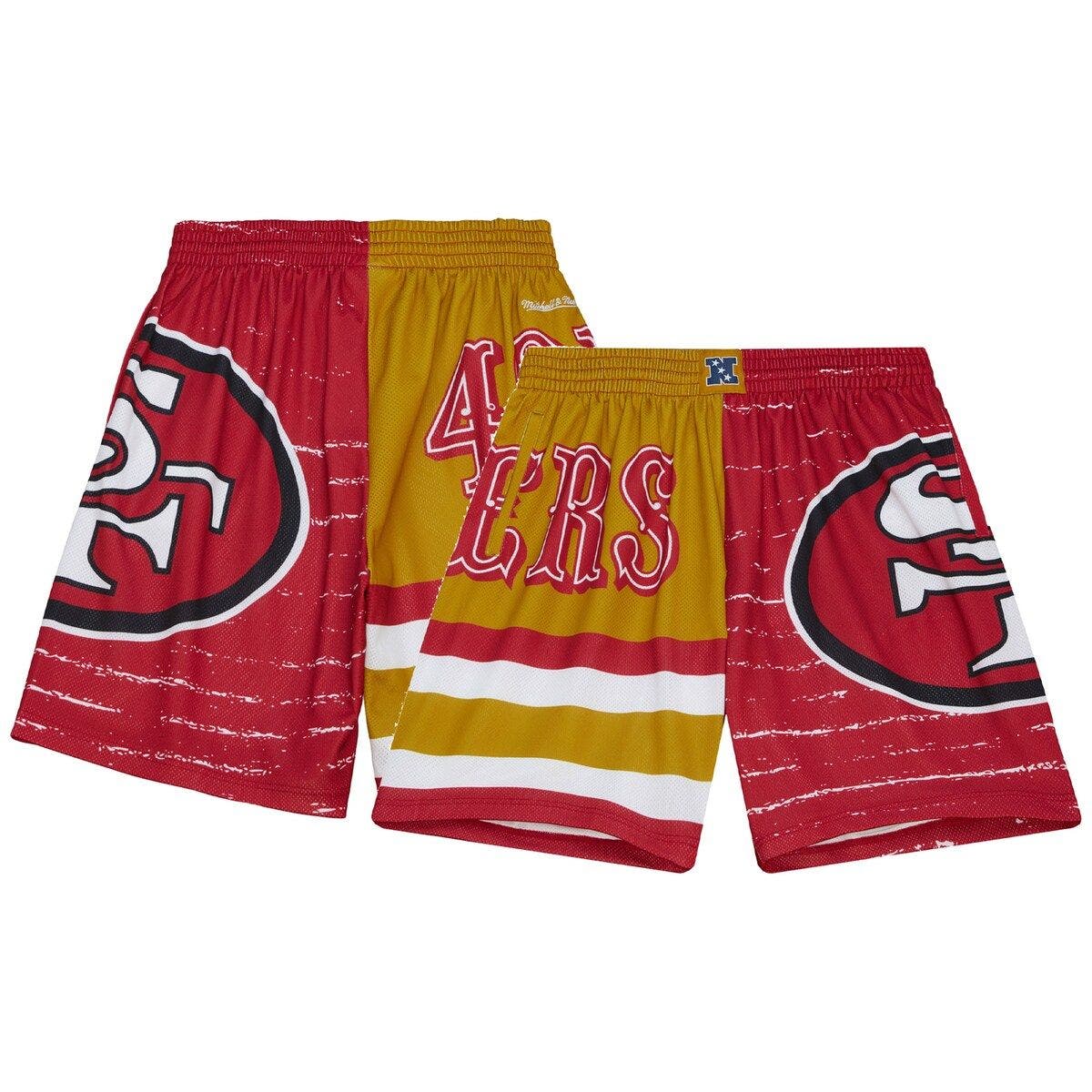 Mitchell & Ness Men's Mitchell & Ness Scarlet San Francisco 49ers Jumbotron 3.0 Shorts Nordstrom
