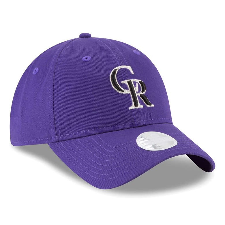 Shop New Era Purple Colorado Rockies Team Logo Core Classic 9twenty Adjustable Hat