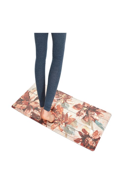 J&v Textiles J And V Textiles Anti Fatigue Kitchen Mat In Floral