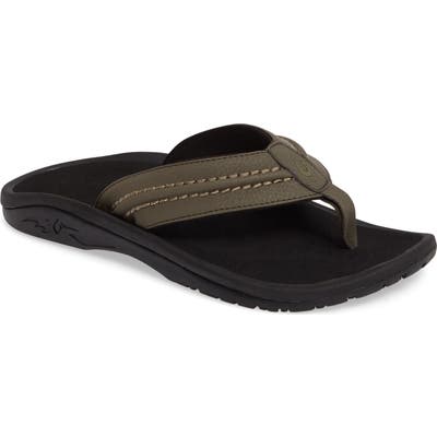 Olukai Hokua Flip Flop, Black