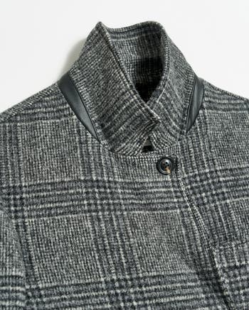 Billy Reid Astor Plaid Wool Blend Coat Nordstrom