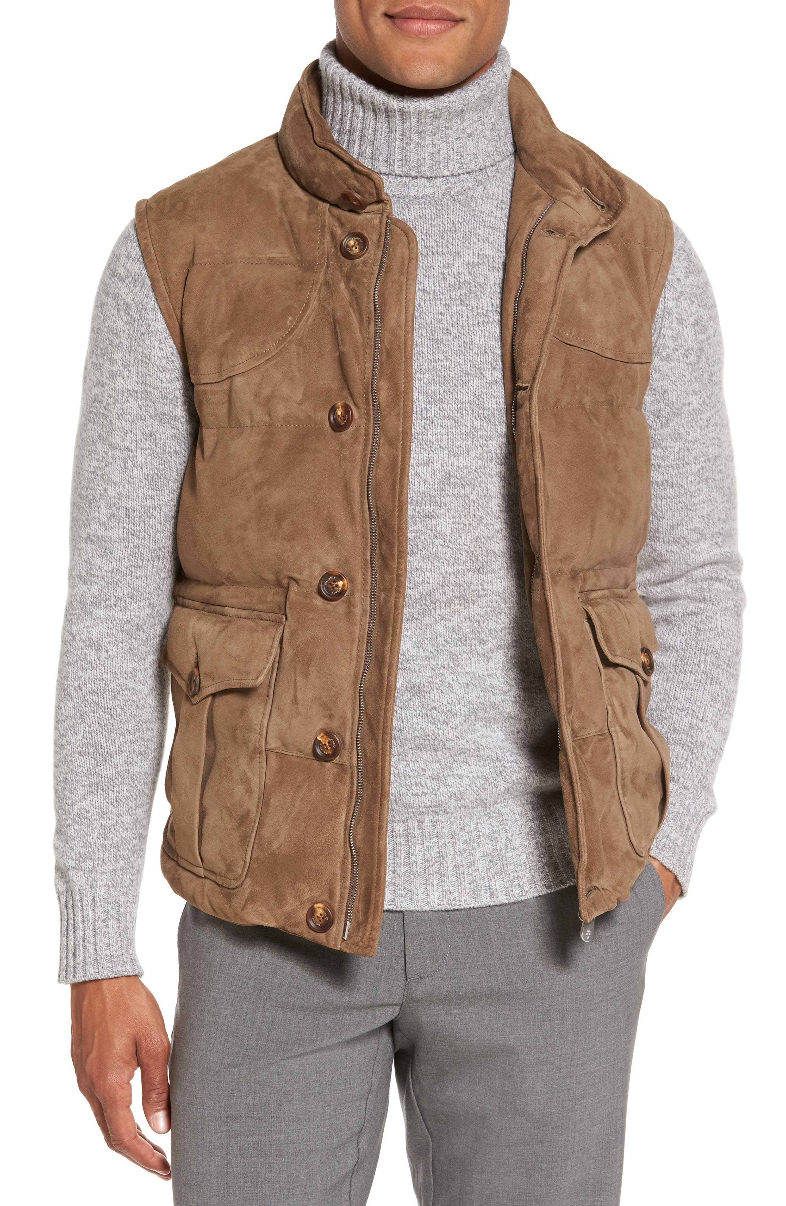 Eleventy Suede Vest Nordstrom