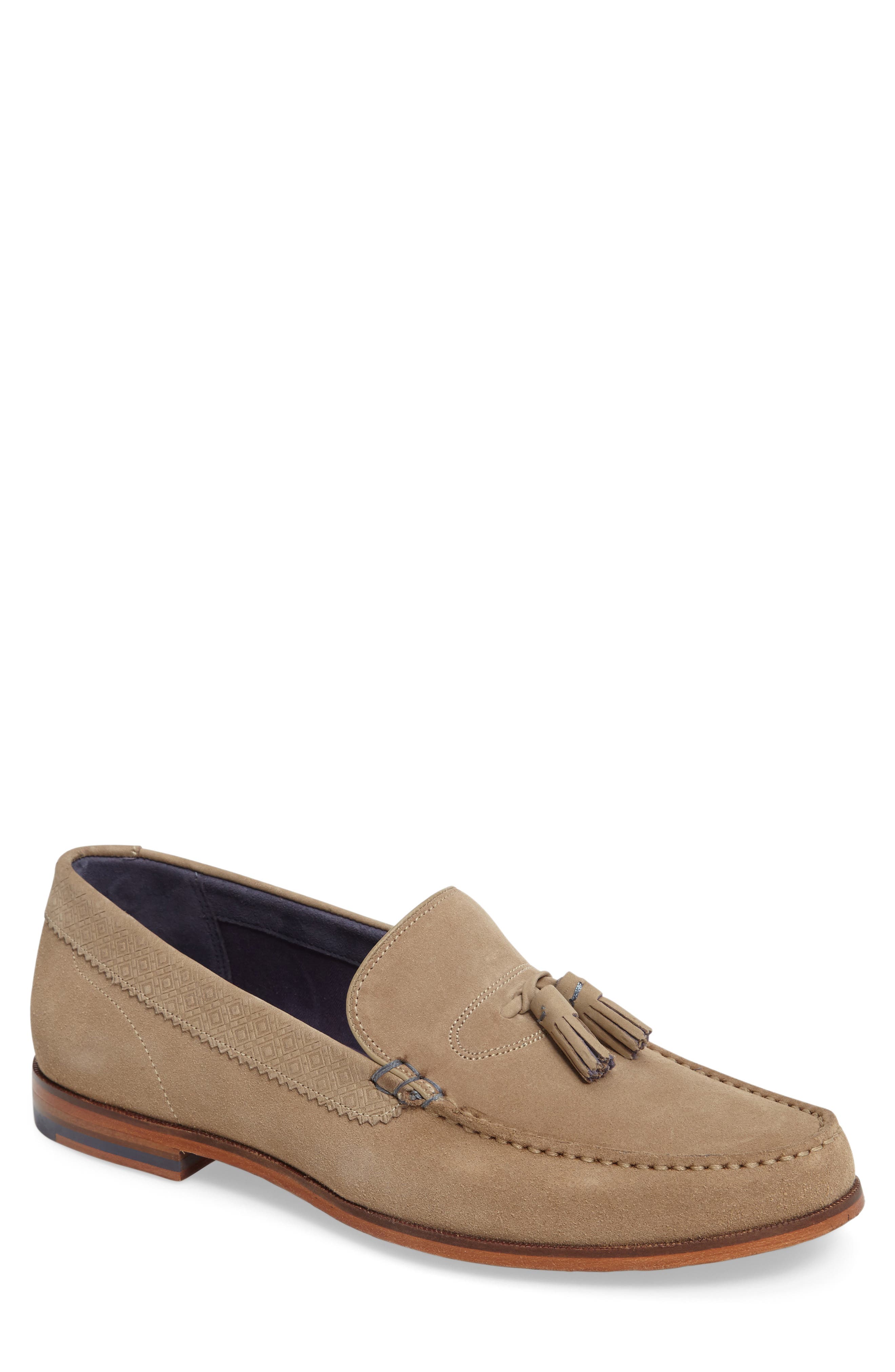 ted baker dougge suede tassel loafers
