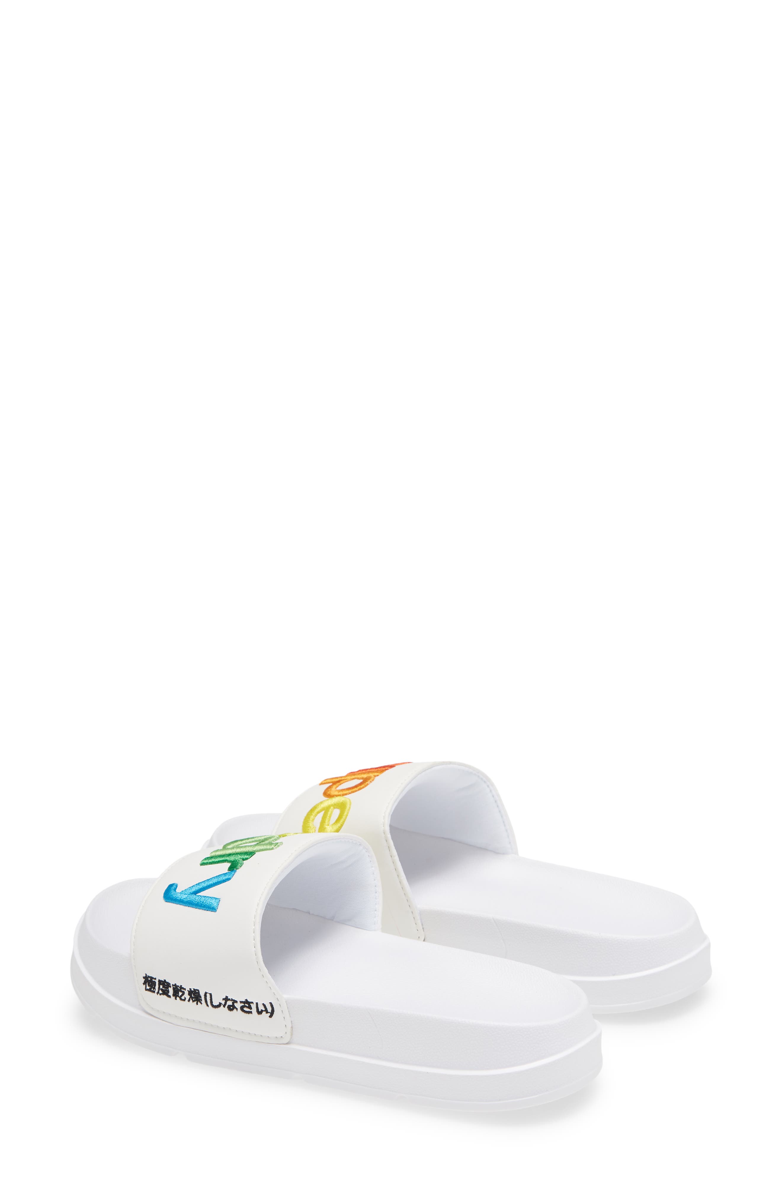 adidas rainbow sliders