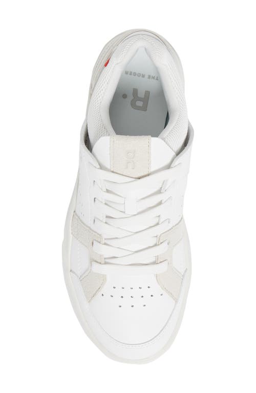 Shop On The Roger Clubhouse Tennis Sneaker In White/sand