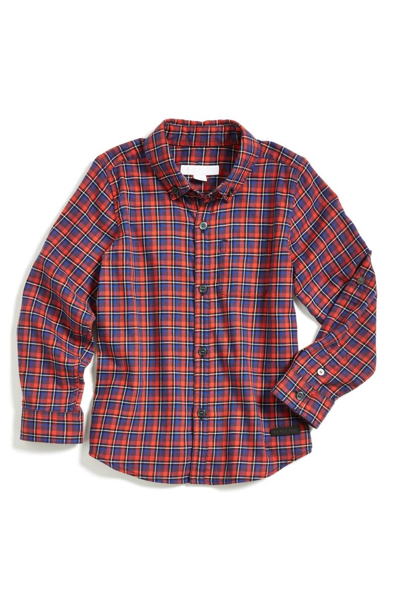 Burberry Plaid Woven Shirt (Baby Boys) | Nordstrom