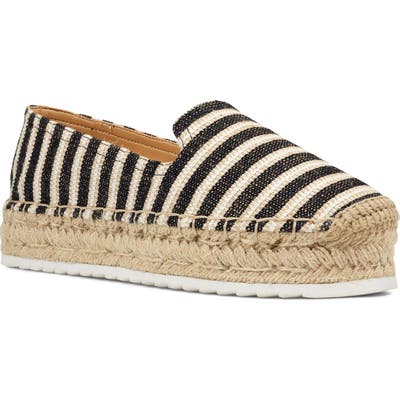 Nine West Lucy Platform Espadrille- Black