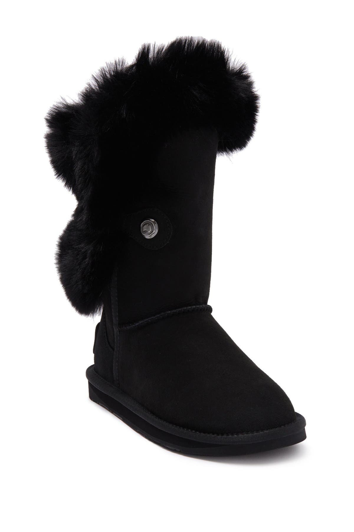 luxe fur boots