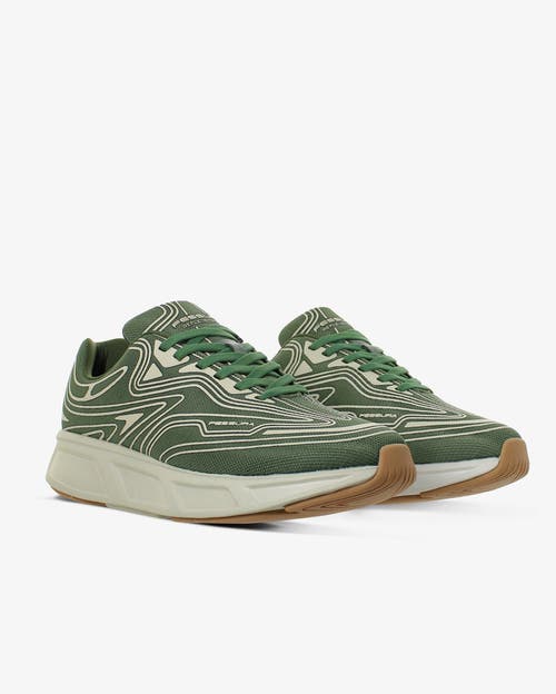 Fessura Walk 01 Sneaker In Military-milk