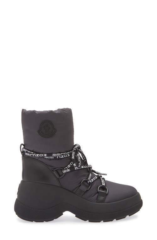 Shop Moncler Resile Apres Water Repellent Boot In Black