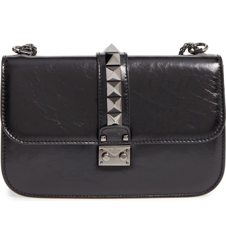 VALENTINO GARAVANI 'Medium Lock' Studded Leather Shoulder Bag | Nordstrom