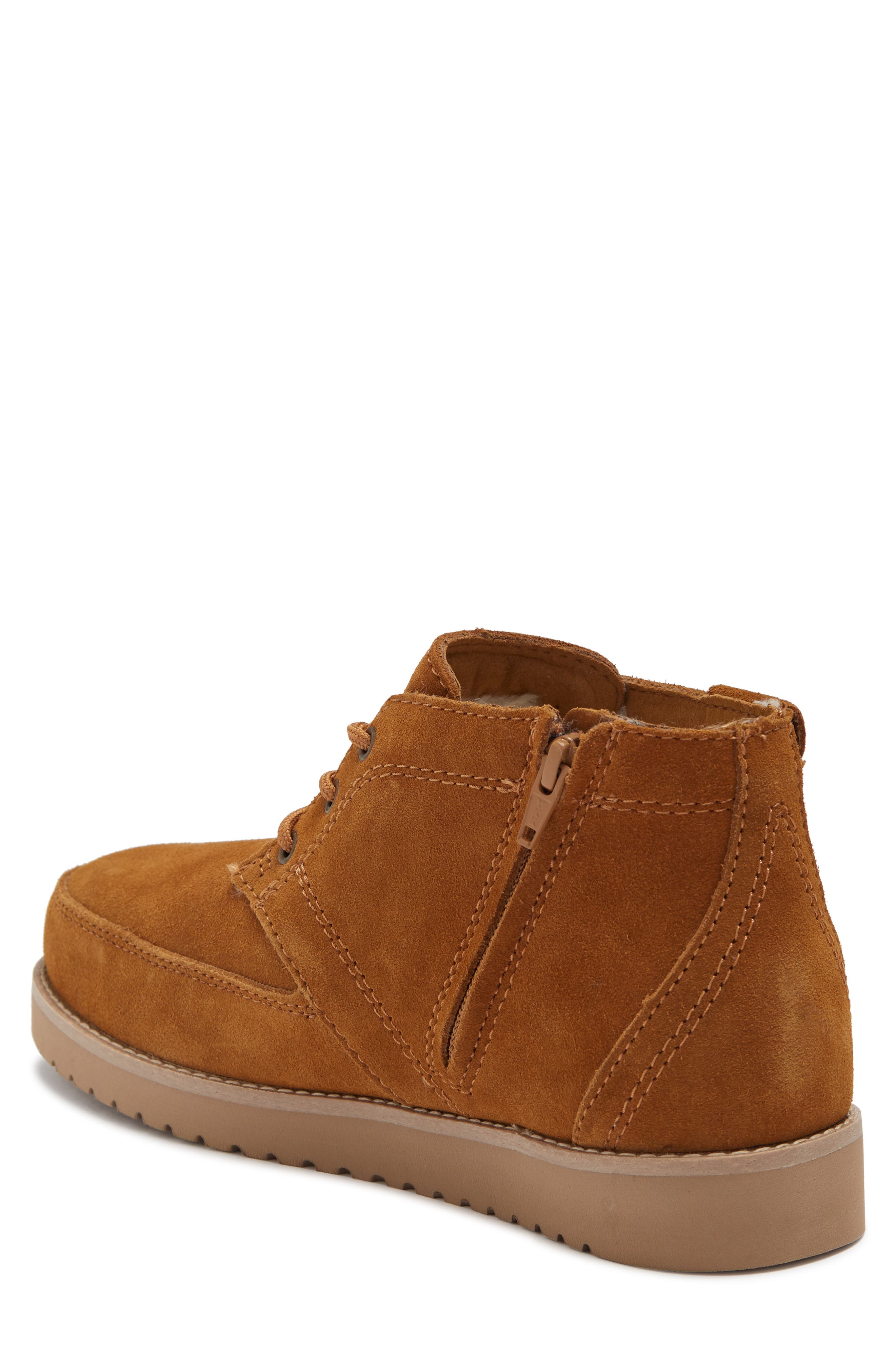 fur lined chukka boots