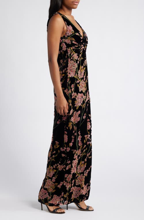Lulus Enhanced Aura Burnout Maxi Dress In Multi