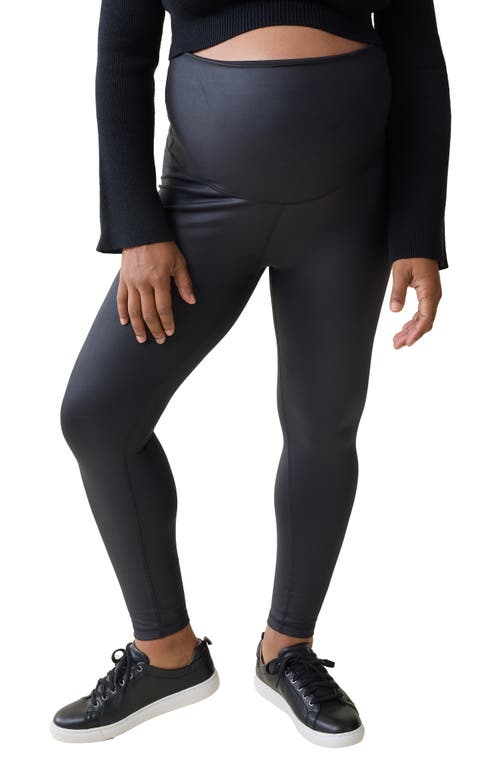 Ingrid & Isabel® Gloss Maternity Leggings in Black 