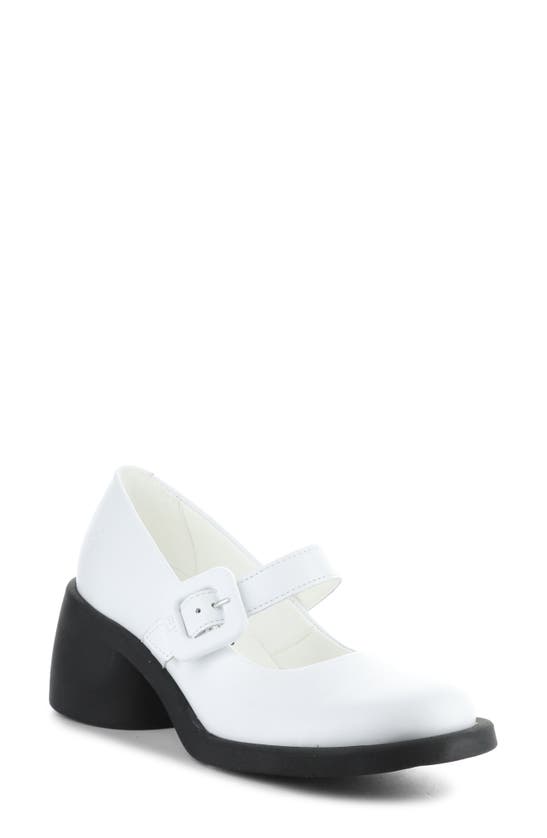 Shop Fly London Huvi Mary Jane Pump In White Gotborg