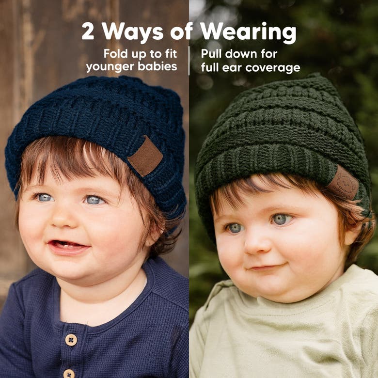 Keababies 3-pack Warmzy Baby Beanies In Urban