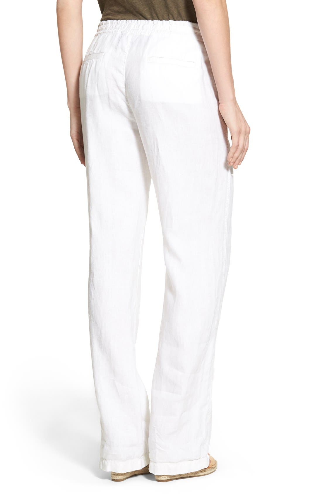 Caslon Drawstring Linen Pants Nordstrom Rack