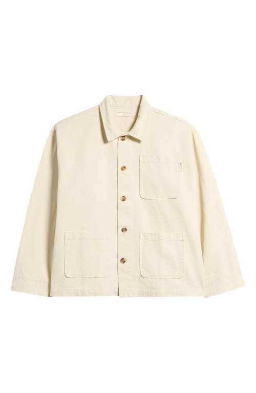 Shop Museum Of Peace And Quiet Museum Of Peace & Quiet Cotton Chore Jacket In Bone