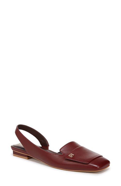 Franco Sarto Women's Teagan Square Toe Slingback Flats In Red