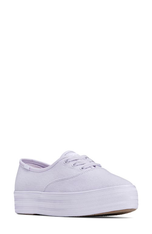 ® Keds Point Platform Sneaker in Light/Pastel Purple Canvas