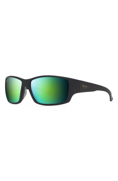Maui Jim Sunglasses Local Kine In Black/green/grey