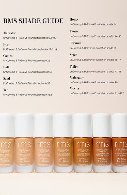 Rms Beauty Suncoverup Super Tint Broad Spectrum Spf 50 Sunscreen In Sand
