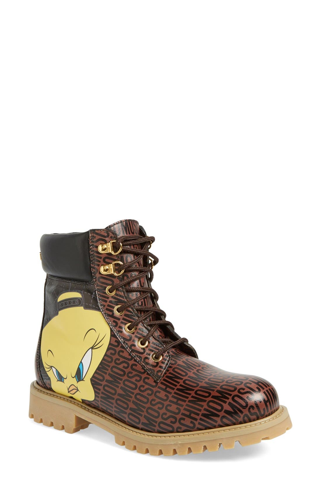 moschino looney tunes boots
