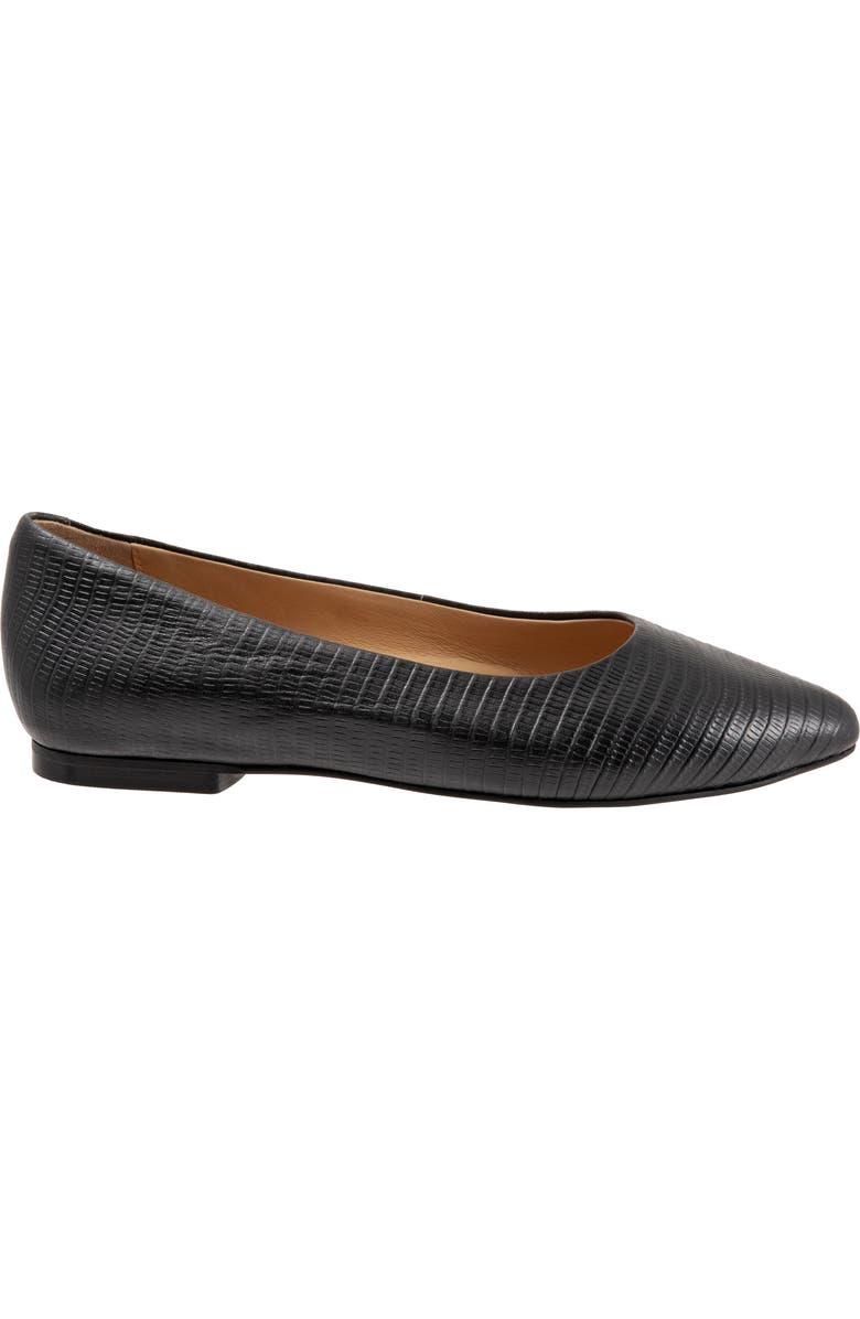 Trotters Women's Sarina Ballet Flat - Patent & Elastic Detail, Slip-Resistant Sole, Comfort Walking Shoe