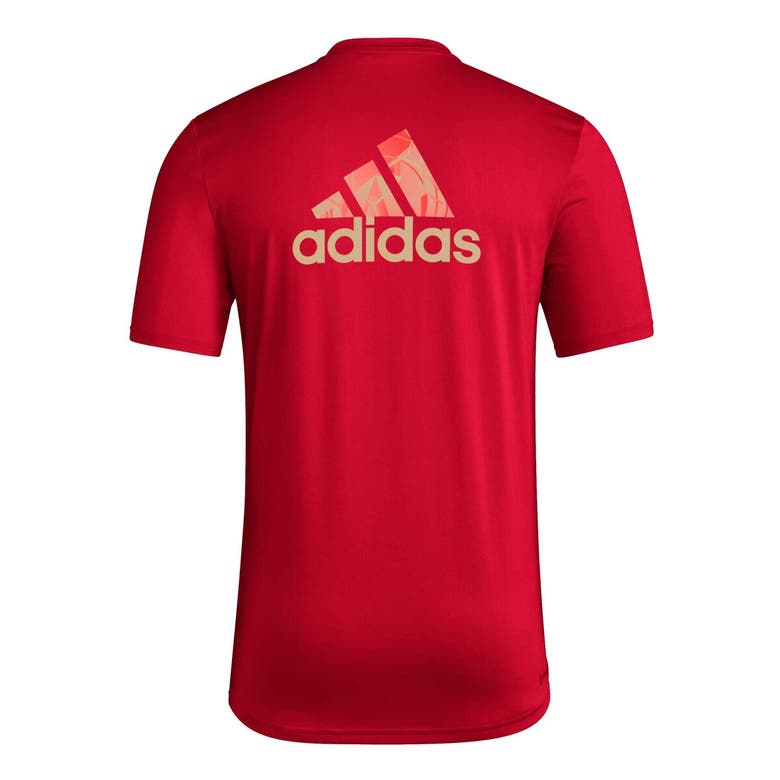 Shop Adidas Originals Adidas Red Atlanta United Fc Local Pop Aeroready T-shirt